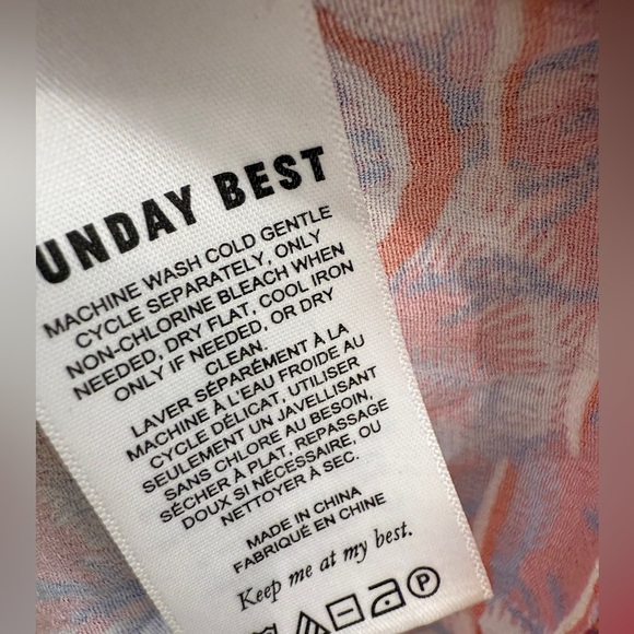 Aritzia Dress Sunday Best Small Mini  Colorful Abstract Print Summer Sleeveless - Picture 4 of 8